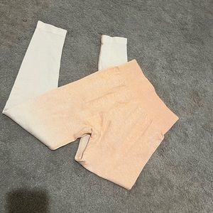 AYBL PULSE OMBRÉ SEAMLESS LEGGINGS ORANGE